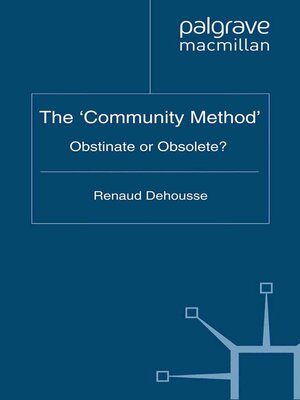 cover image of The 'Community Method'
